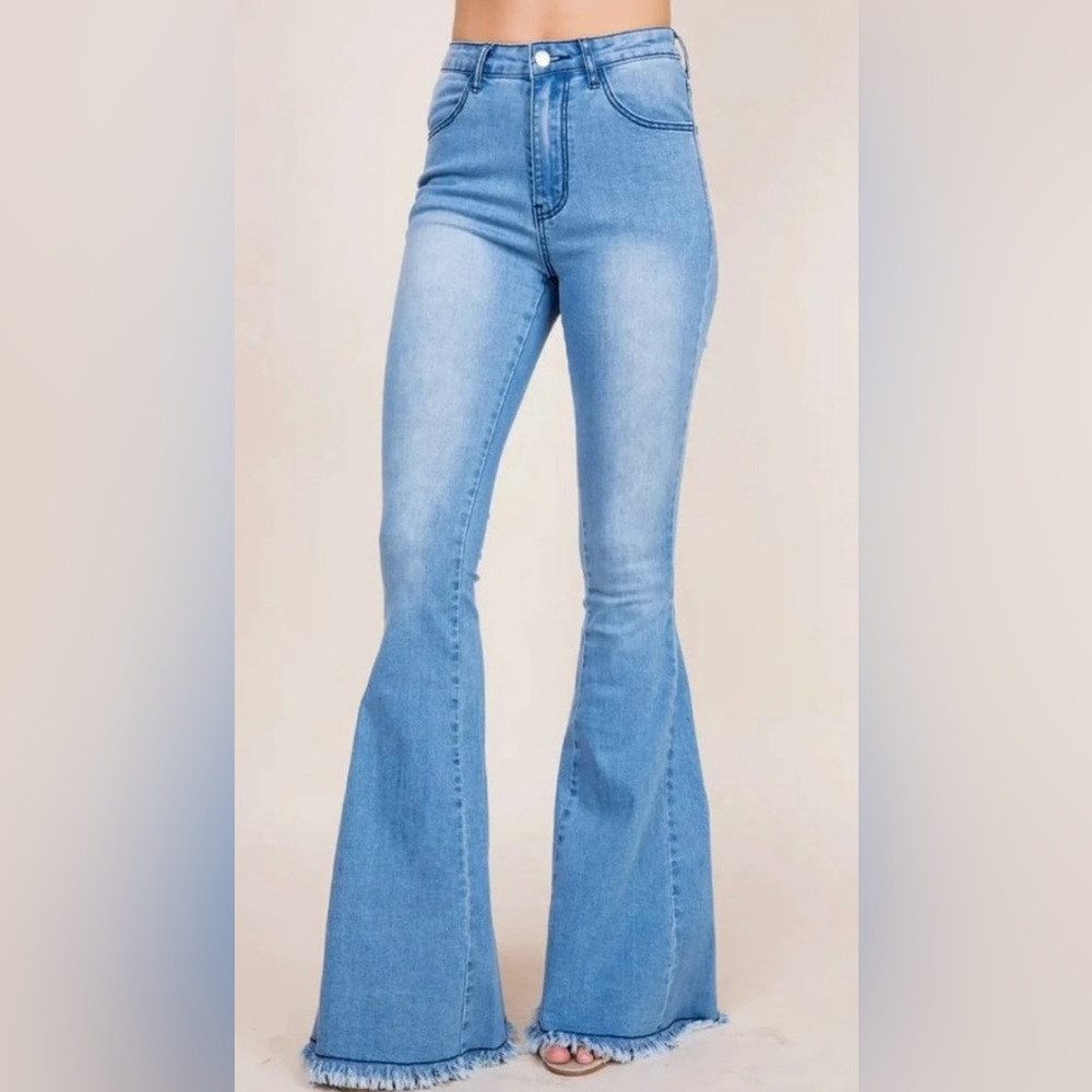 Jeans / Saints & Hearts Flared High Rise Jeans